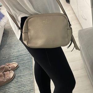 Kate spade leather tan crossbody purse bag